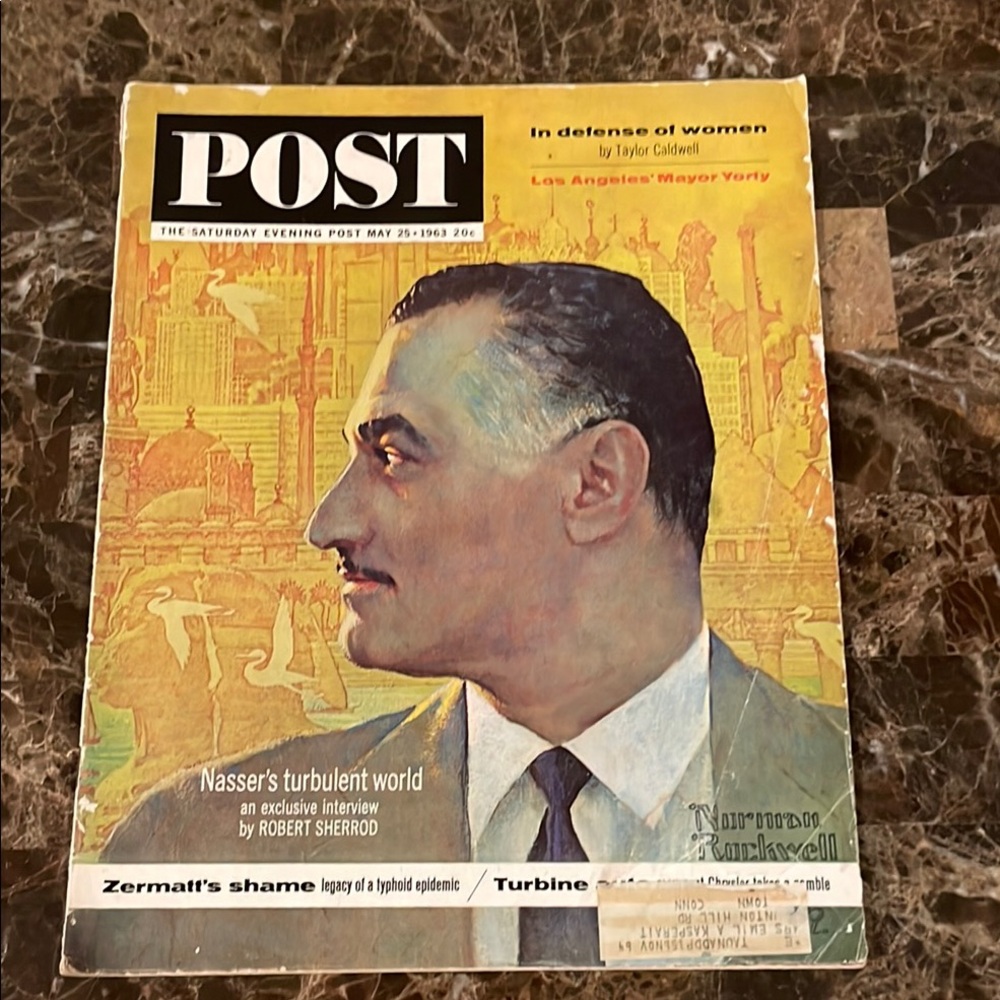 Vintage Saturday Evening Post Magazine Cover